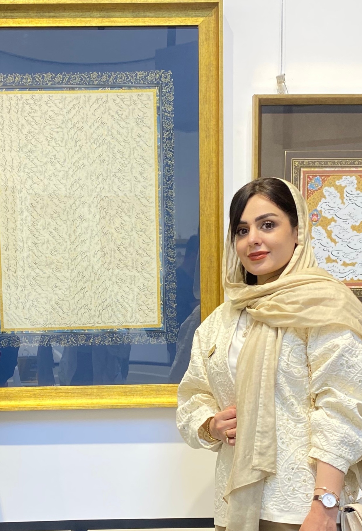 پرتره استاد نگار عیان - انجمن خوشنویسان شیراز